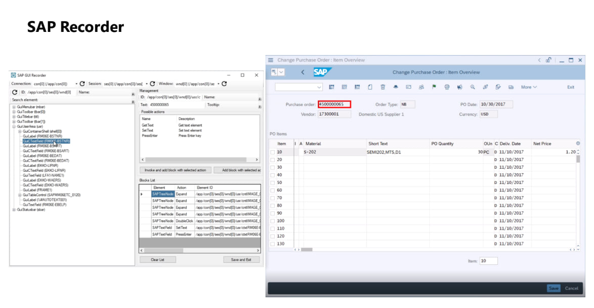 screenshot of Sherpa RPA